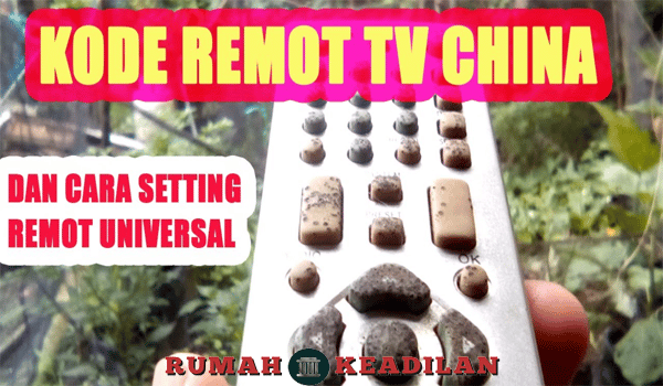Kode Remot TV China