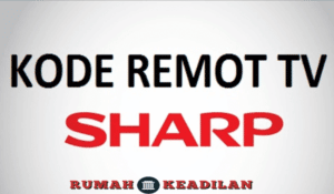 Kode Remot TV Sharp