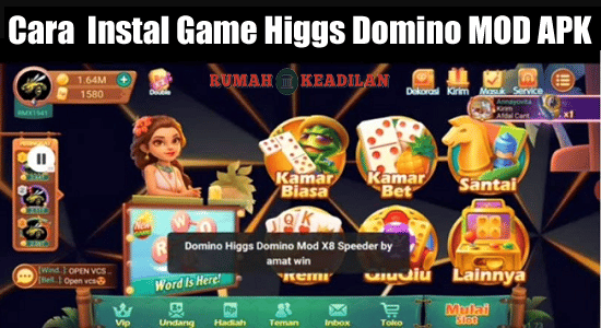 cara instal game higgs domino mod apk