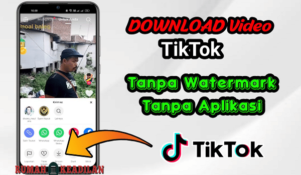 download video tiktok tanpa watermark