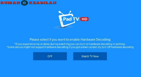 Cara Pemasangan Aplikasi Pad TV HD Apk Offline