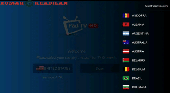 Pad TV HD Apk download link